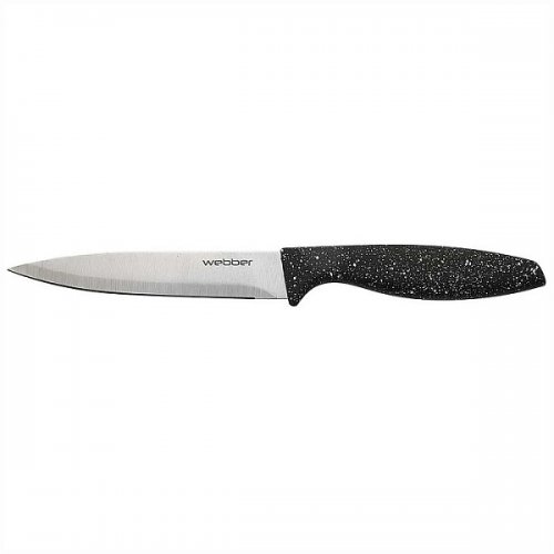 Нож универсальный Webber BE-2268D Carbon черный гранит 12,7 см