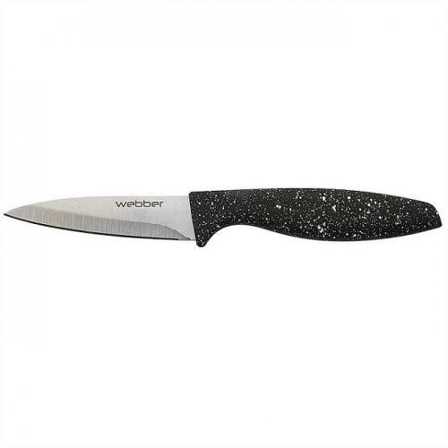Нож для чистки овощей Webber BE-2268E Carbon черный гранит 8,89 см