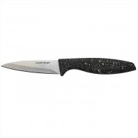 Нож для чистки овощей Webber BE-2268E Carbon черный гранит 8,89 см - фото