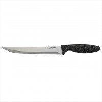 Нож поварской Webber BE-2268C Carbon черный гранит 20 см - фото