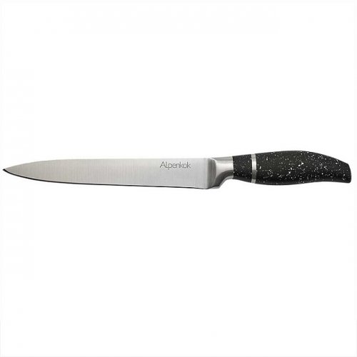 Нож для нарезки Alpenkok AK-2130/C Master черный гранит 20 см