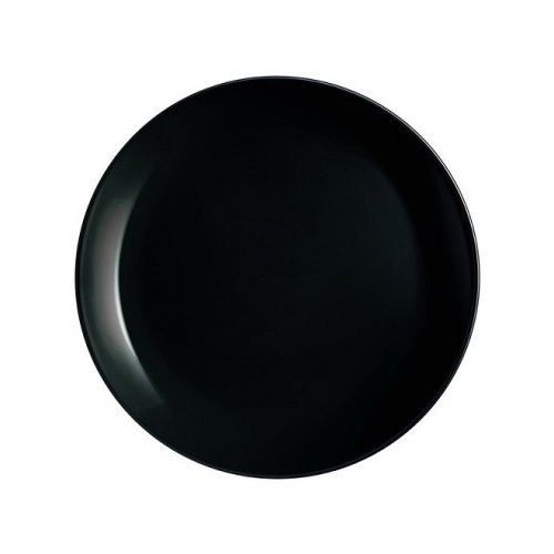 Тарелка обеденная Luminarc P0867 чёрная 25 см DIWALI