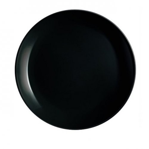 Тарелка десертная Luminarc P0789 чёрная 19 см DIWALI