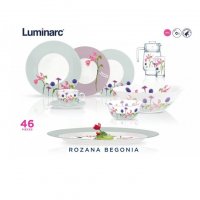 Сервиз столовый Luminarc Rosana Begonia N2143 46 пр - фото