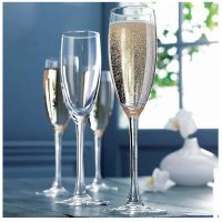 Набор бокалов для шампанского Luminarc Signature H8161 170мл. 6шт - фото