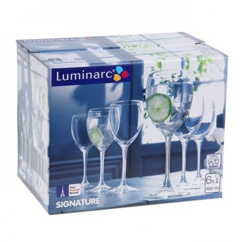 Набор бокалов для вина Luminarc Signature J0012 350мл. 6шт