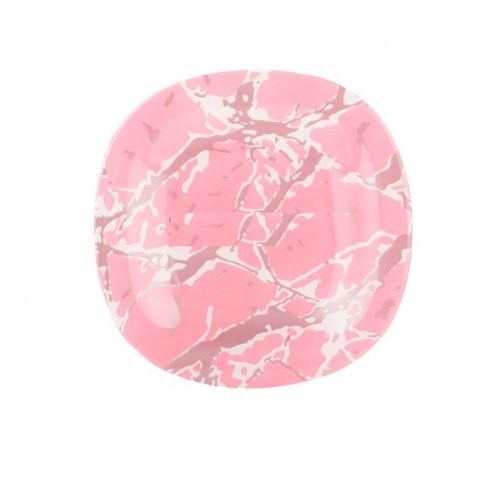 Тарелка десертная Luminarc Marble Pink Silver Q7480 19 см