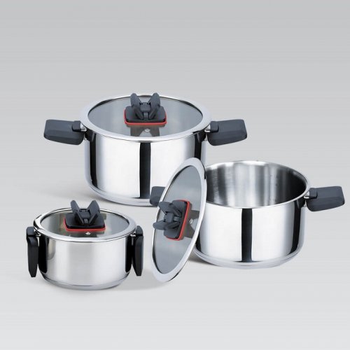 Набор посуды Maestro MR-3531-6 6пр (1,5л, 3,5л, 6,6л)