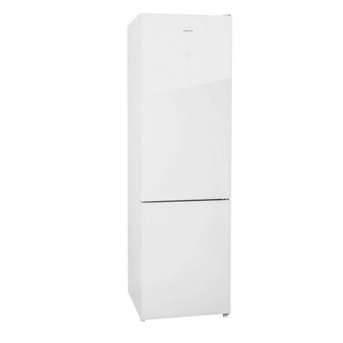 Холодильник Hiberg RFC-400DX NFGW белое стекло