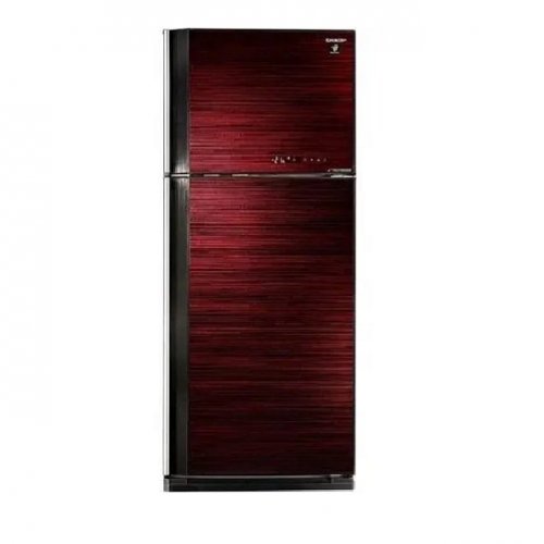 Холодильник Sharp SJ-GV58ARD красное стекло