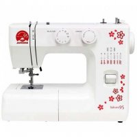 Швейная машина Janome Sakura 95 белый/цветы - фото